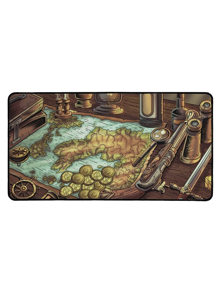 'Map' Hand Drawn Playmat by DarkSideTokens! product image (1)