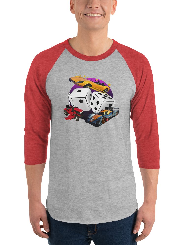 Random All Dice Baseball Tee product image (1)