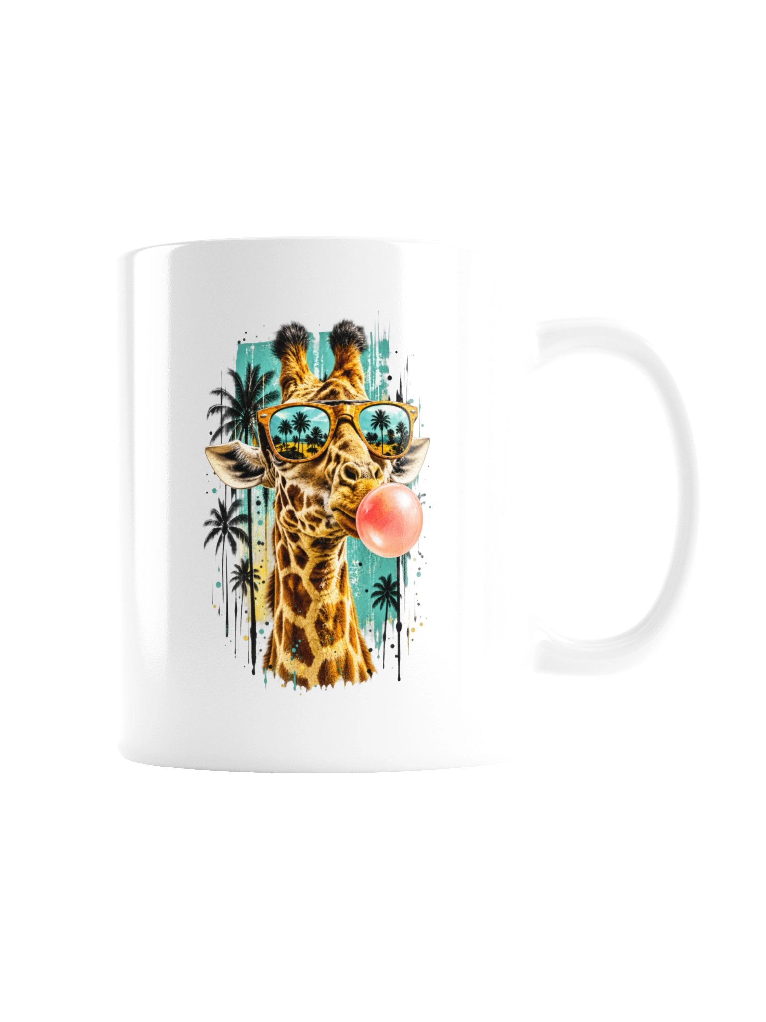 Bubble Trouble Giraffe Ceramic Mug product image (9)