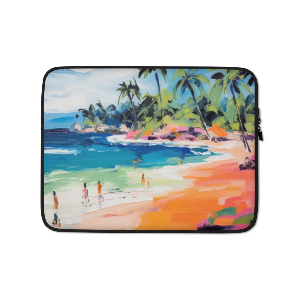 Island Paradise Beach Laptop Sleeve product image (1)