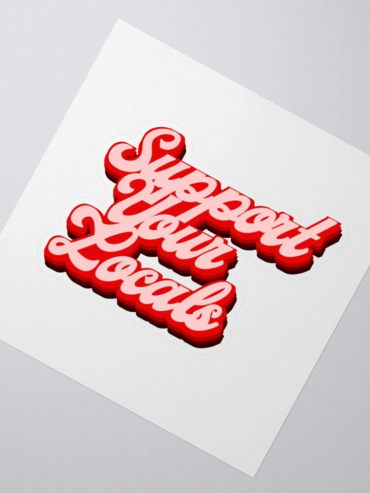Support Your Locals - Red product image (6)