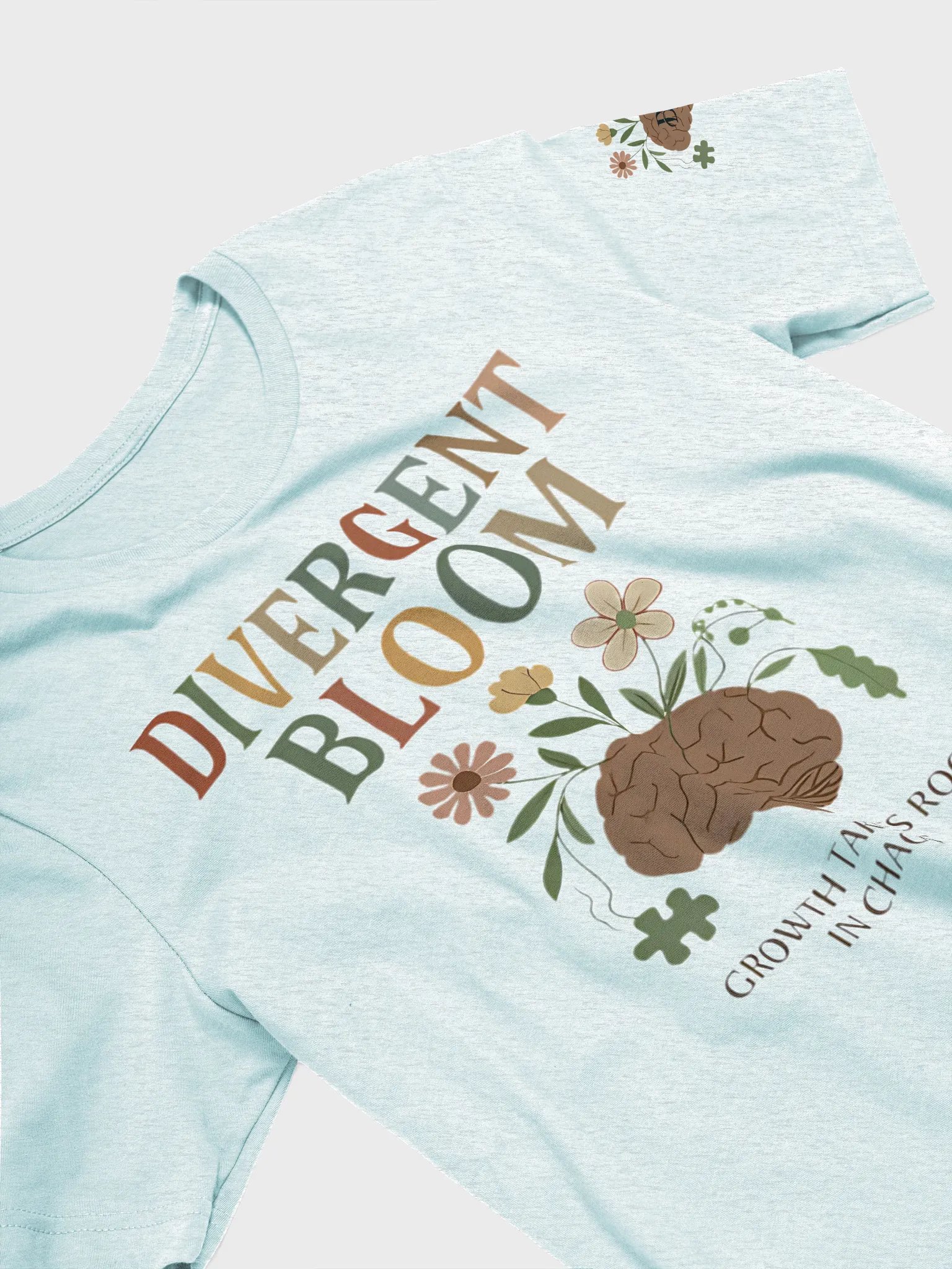 Divergent Bloom Growth Takes Roots in Chaos T-shirt product image (3)