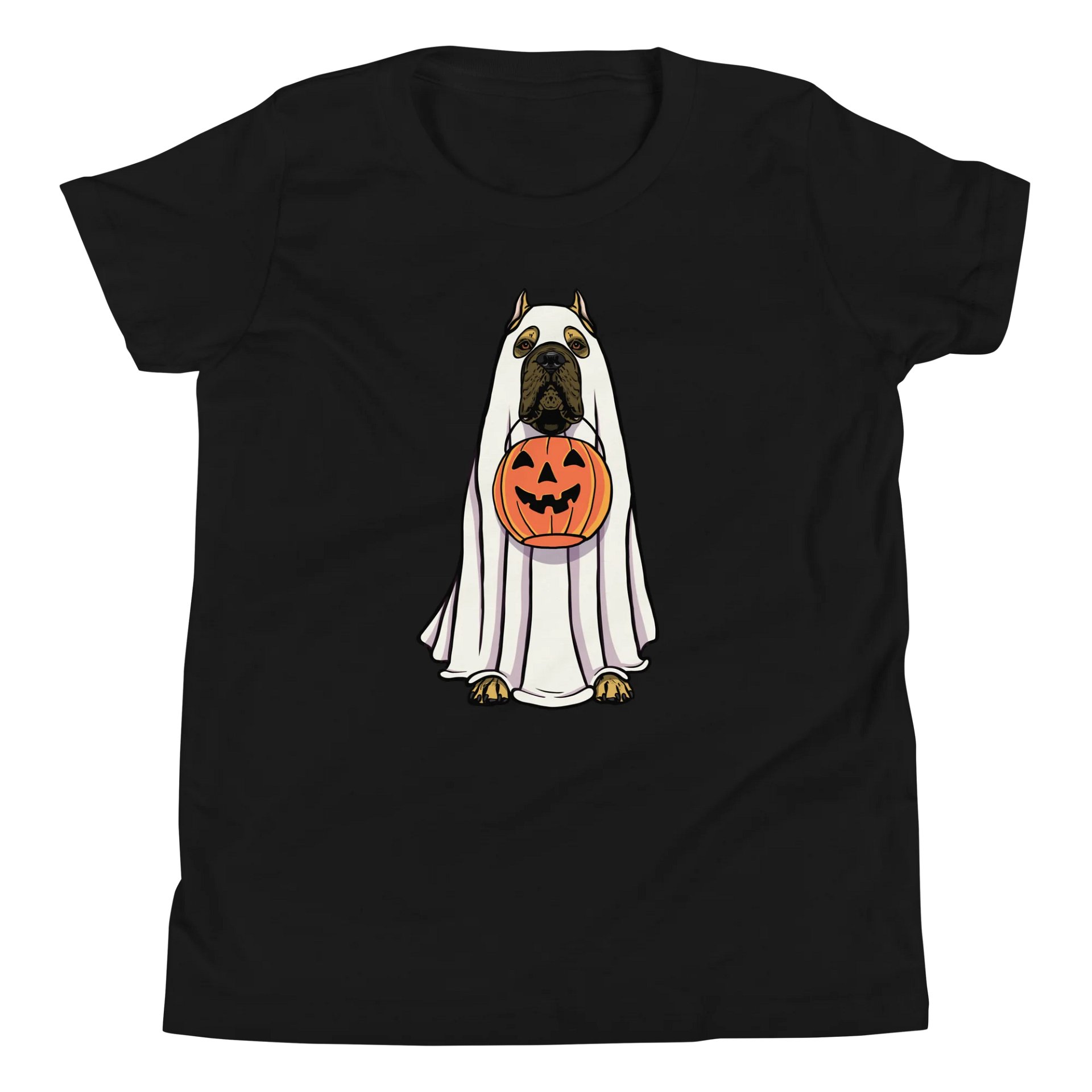 Halloween Cane Corso(Fawn, Cropped Ears) Youth T-Shirt product image (5)