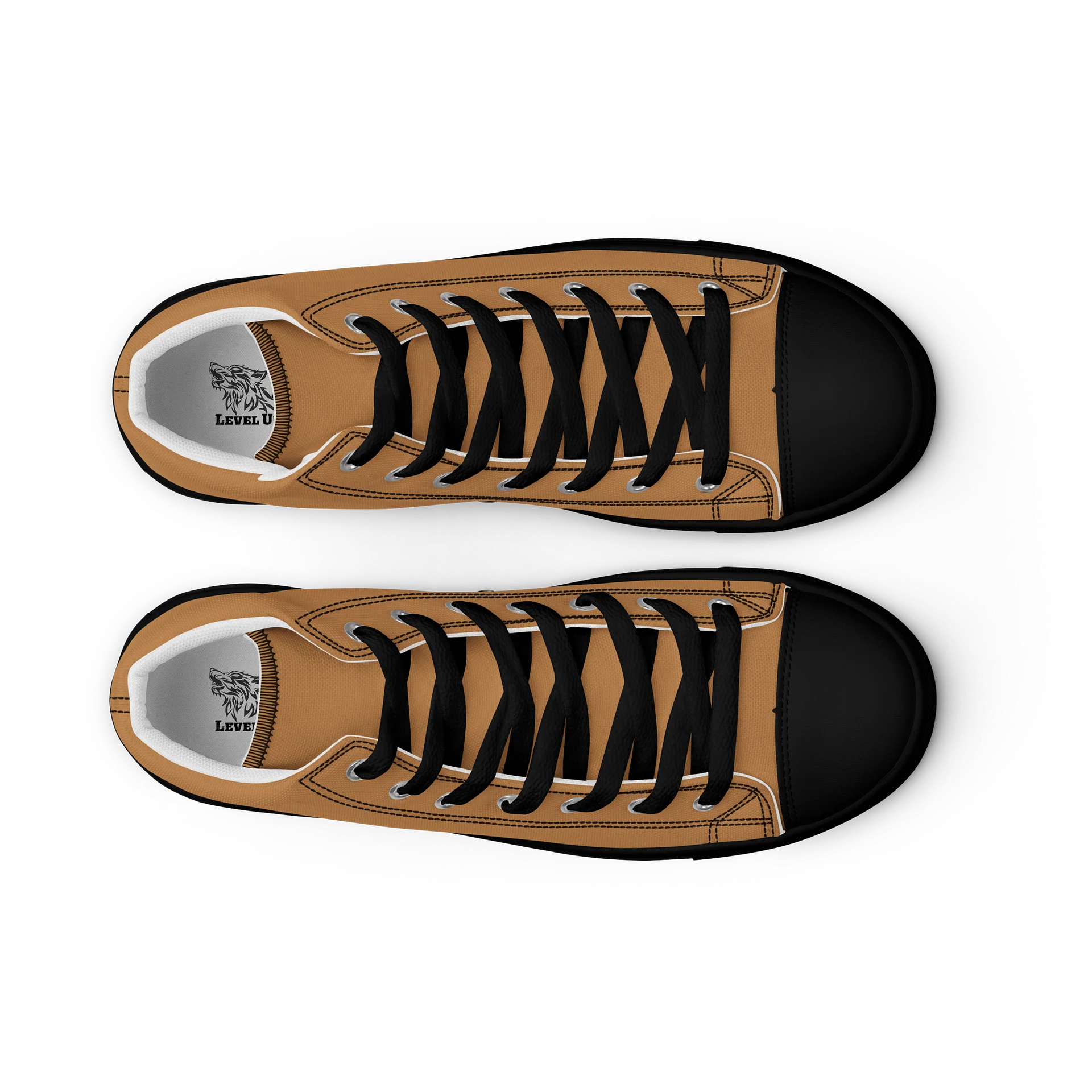 WORK YOUR DOG — Retro Graphic Women's High-Top Sneakers product image (9)