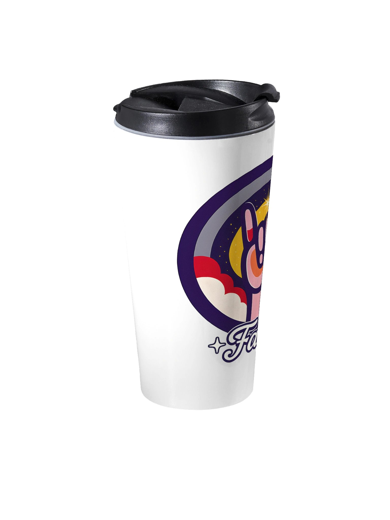 ASL Faith Insulated Travel Mug | Sign Language I Love You Coffee Tumbler | Christian Travel Cup | Deaf Awareness Mug Gift product image (2)
