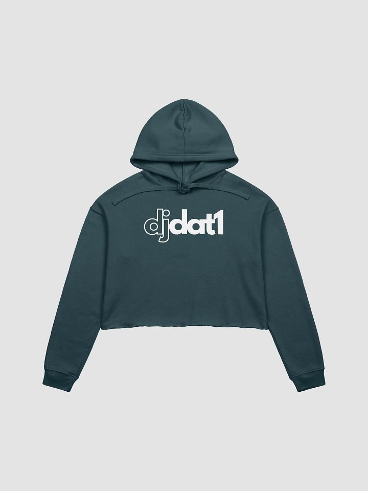 [DJDAT1] Signature Logo Crop Hoodie product image (1)