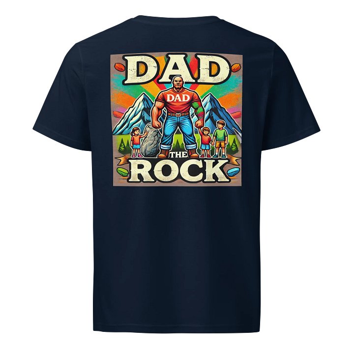 Dad The Rock - Mountain Family Men's Organic T-Shirt product image (2)