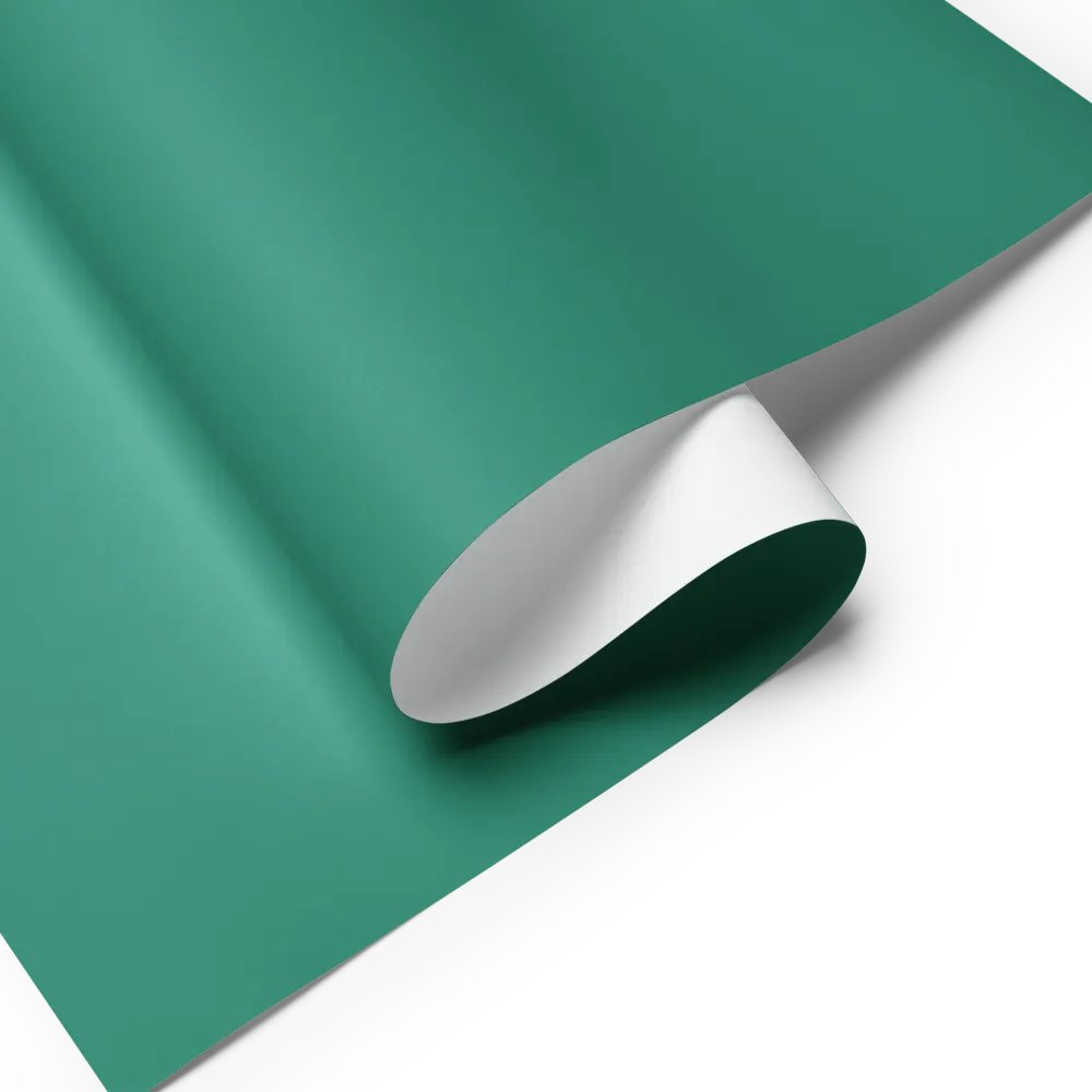 Elf Green Solid Holiday Christmas Wrapping Paper Sheets (3) product image (7)