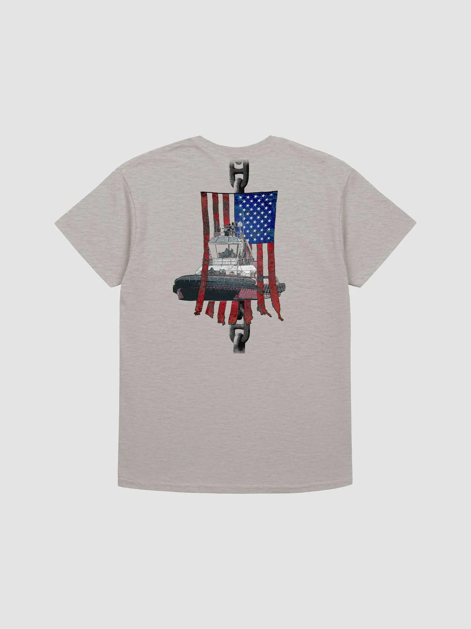 AF - Barge Bridal Chain & Tug Athena – Maritime Workwear | Twin Anchor Apparel Short Sleeve Tee Linehand Line product image (67)