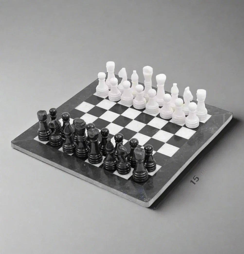 Chess Set Of Marble Made By Hand product image (2)