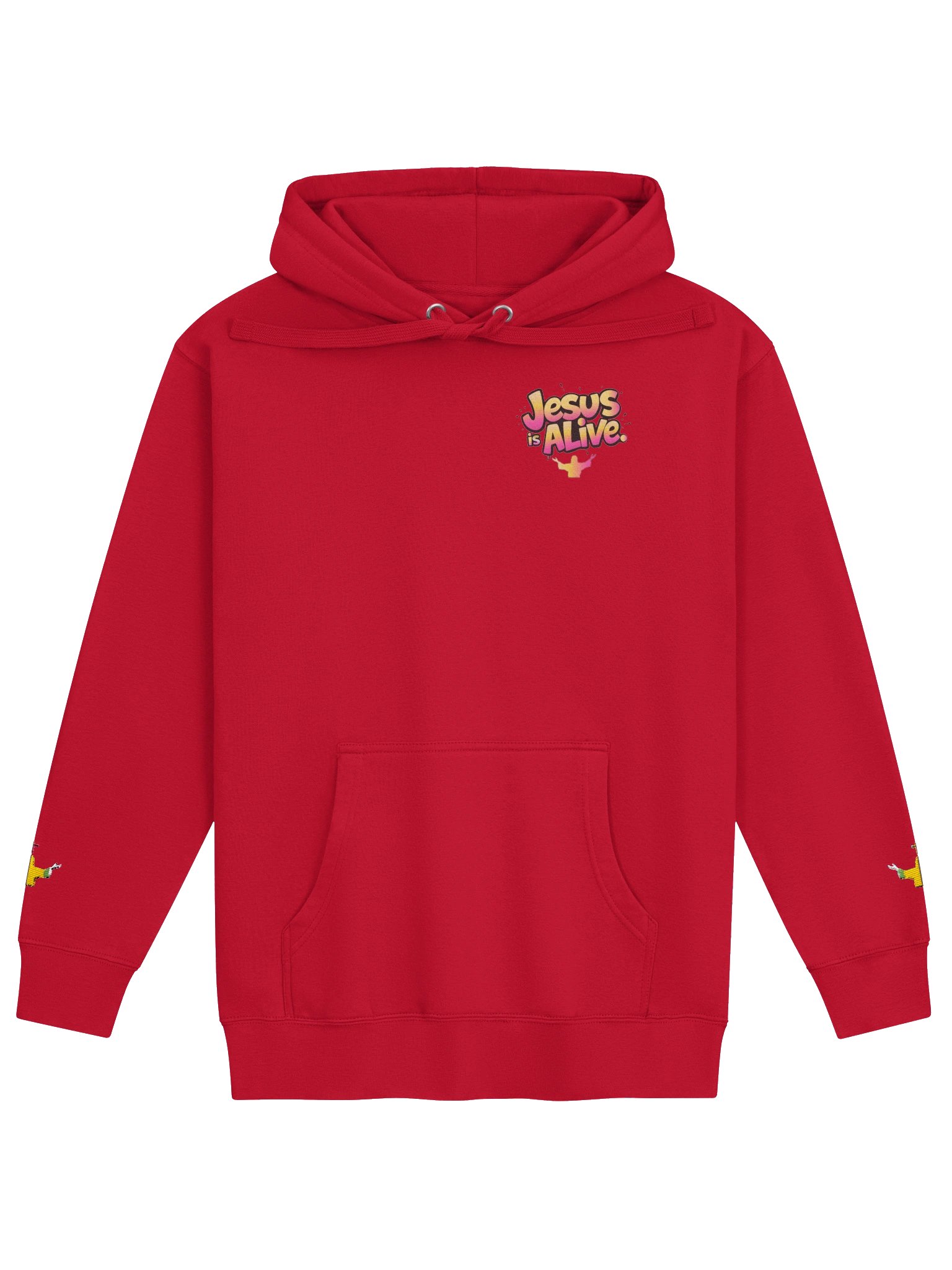 Jesus Is Alive Hoodie with Wrist Embroidery product image (4)