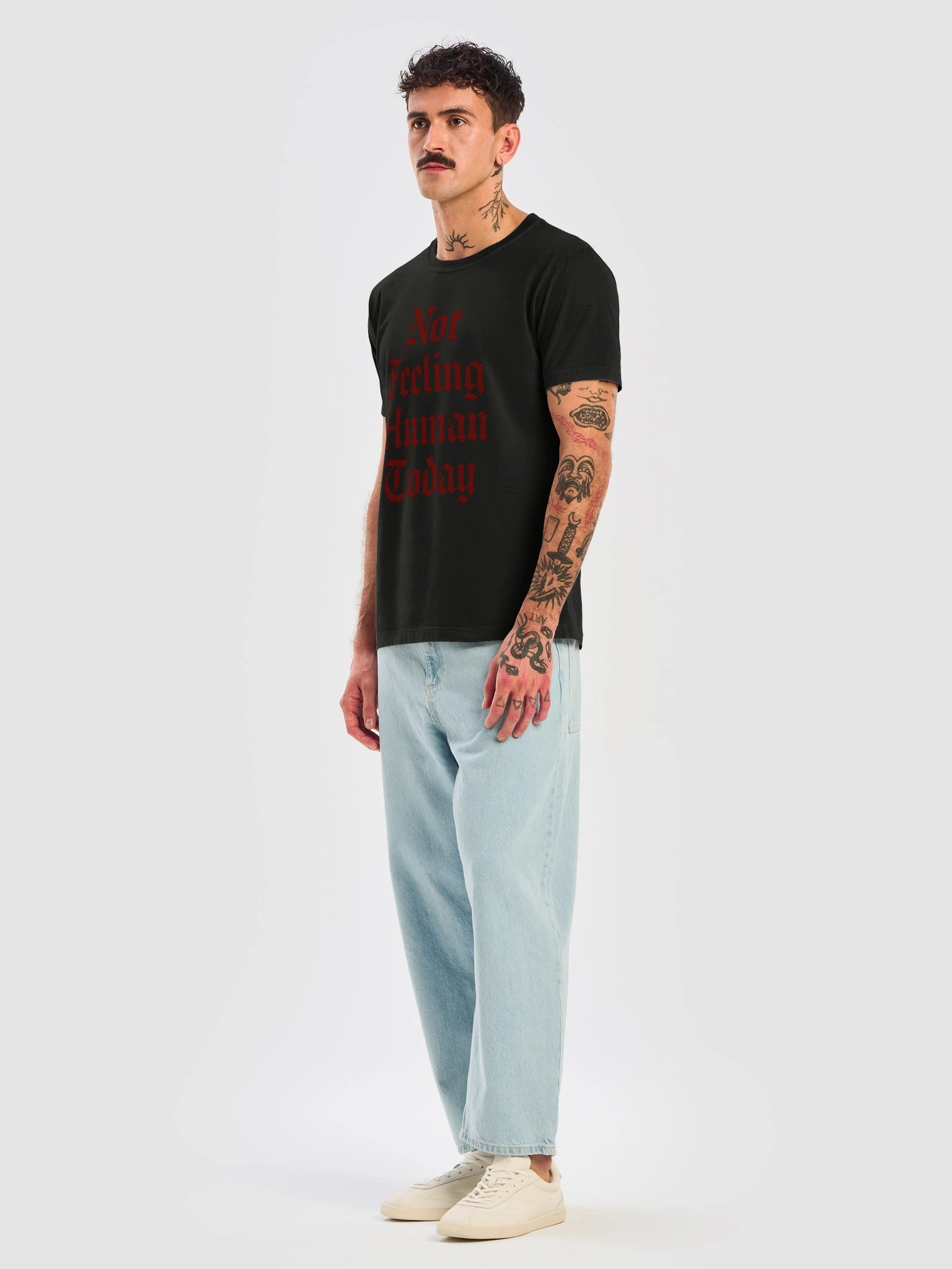 Not Feeling Human Today Shirt | Gothic Chronic Illness Tee | Dark Humor Spoonie Shirt product image (7)