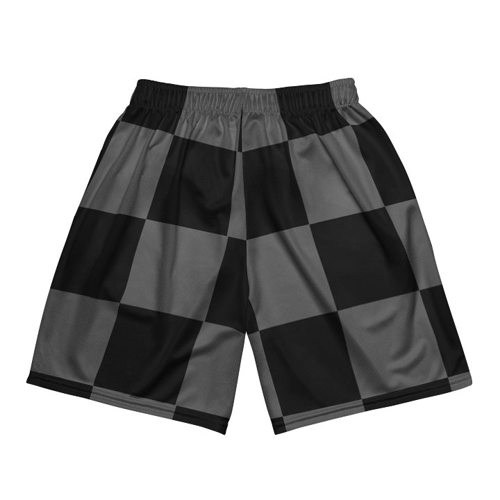 Checkered Basketball Shorts - Black product image (2)