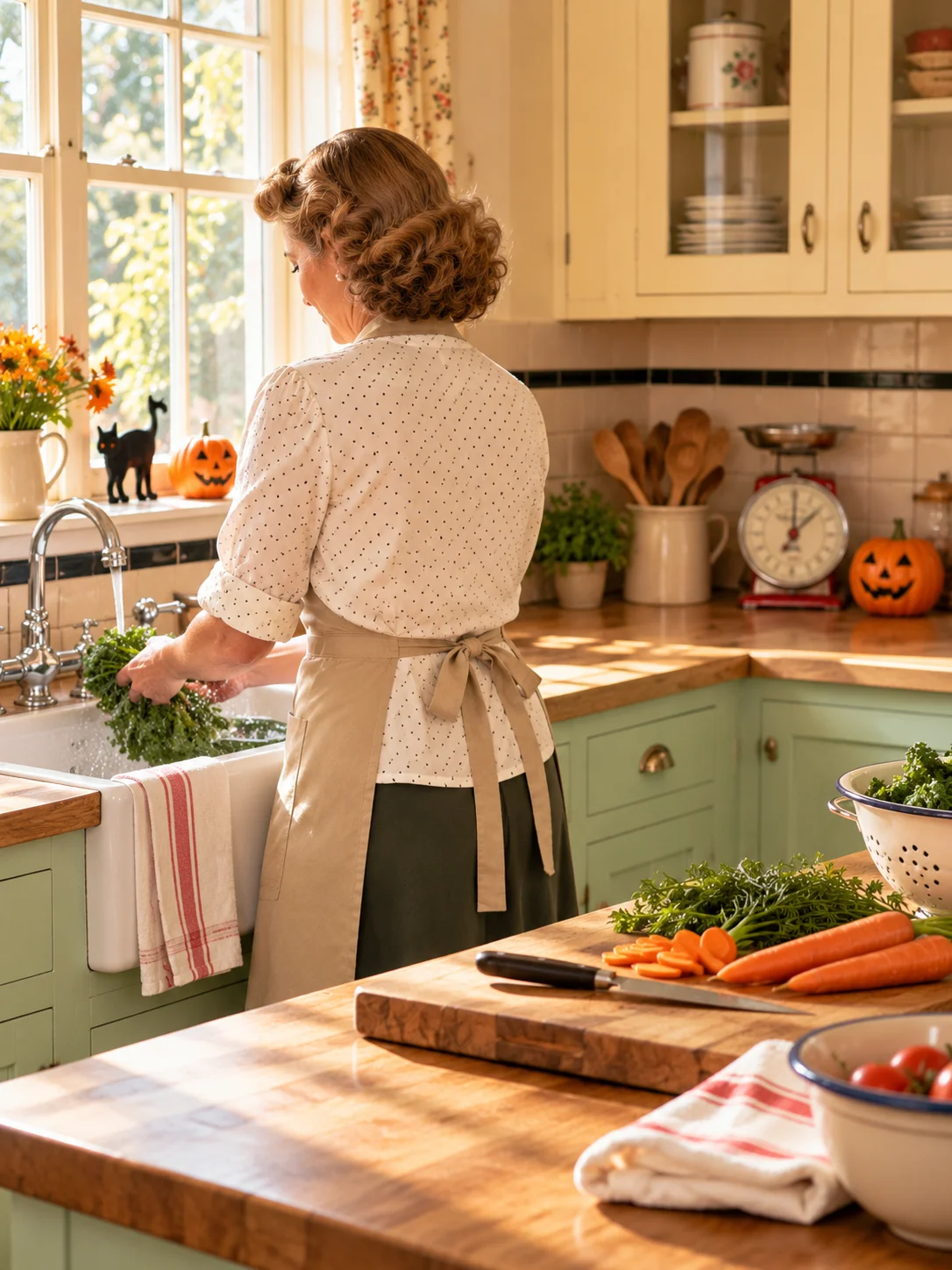 BOO! Vintage Vibes Halloween Apron product image (2)