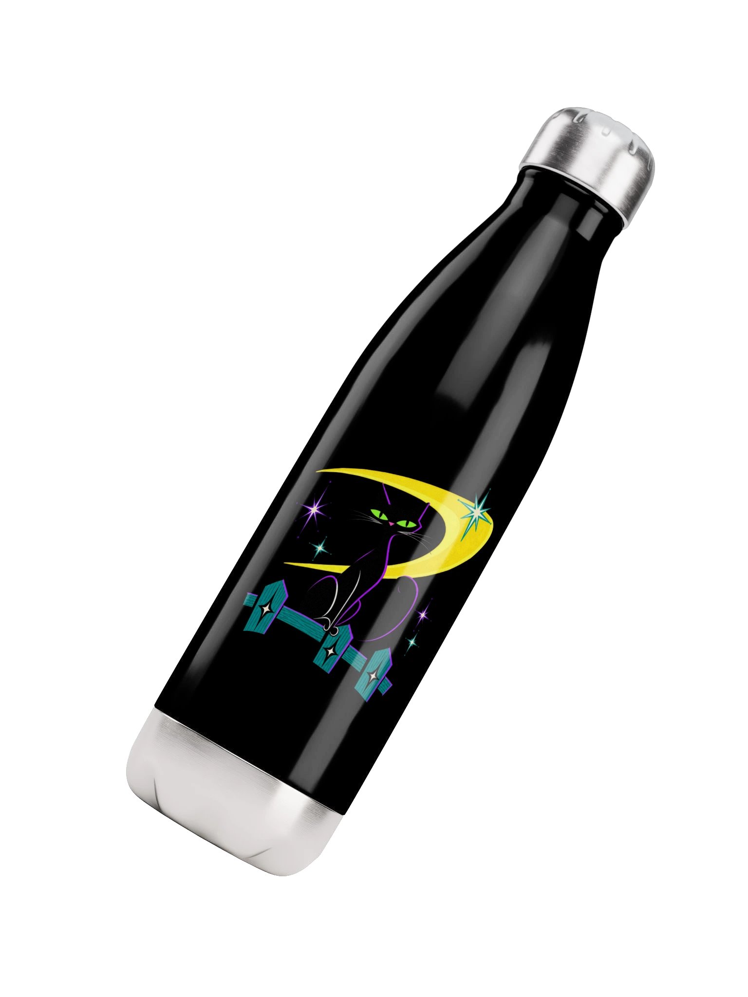 Mama's House Black Stainless Steel Water Bottle product image (4)