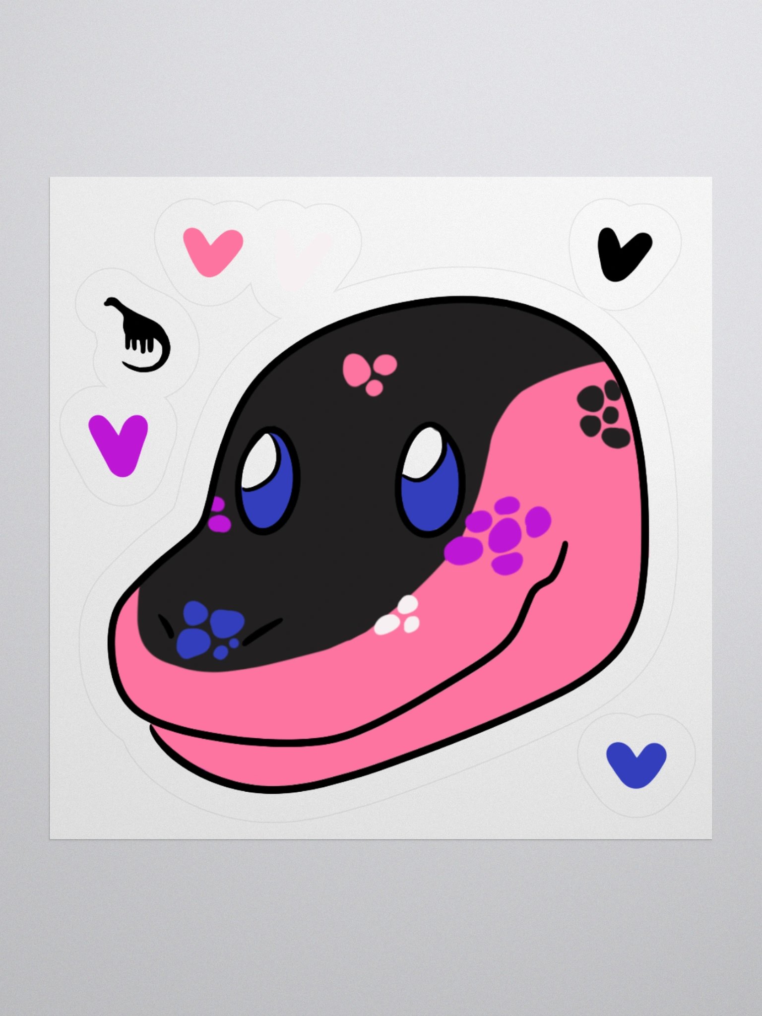 Pride Dinos - Genderfluid Brontosaurus product image (2)