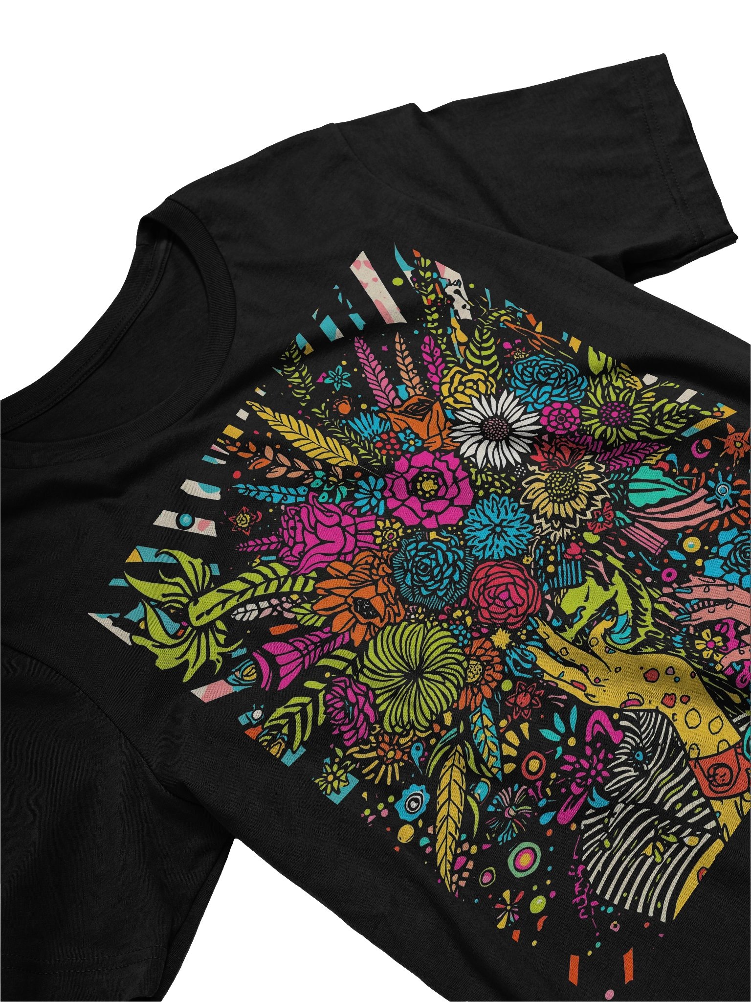 Neon Bouquet Hands Supersoft Tee product image (2)