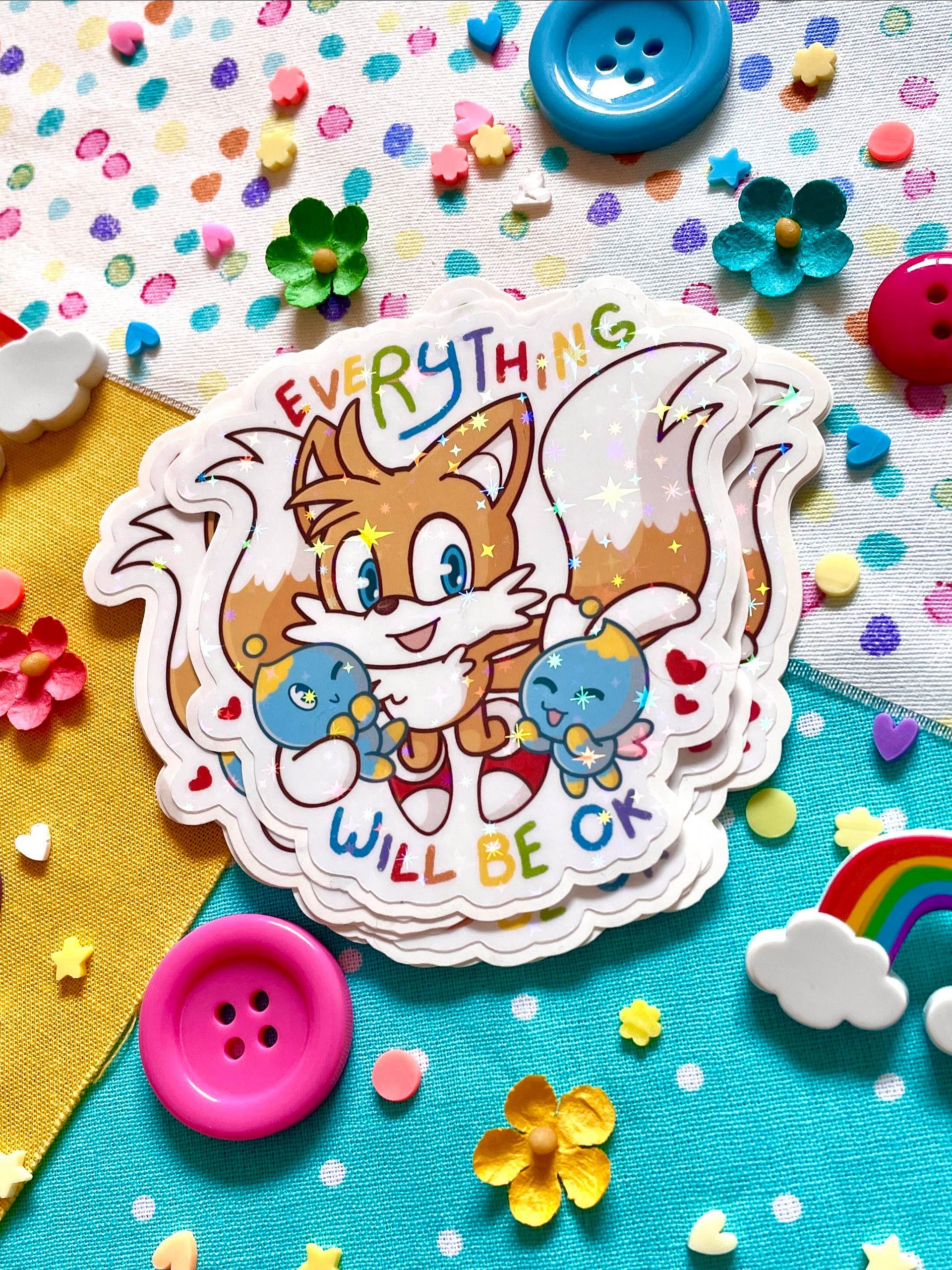 Tails Supportive Pride Sticker product image (2)