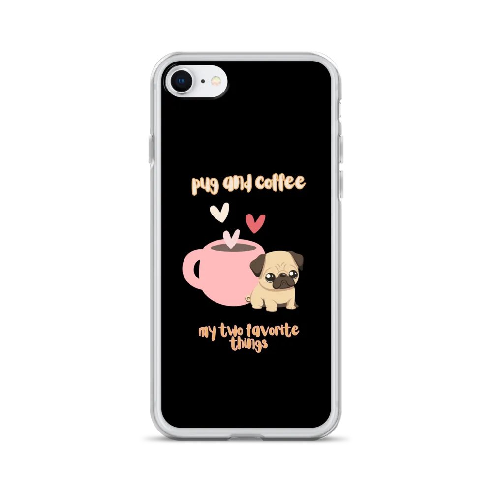 Pug & Coffee Love iPhone Case product image (20)
