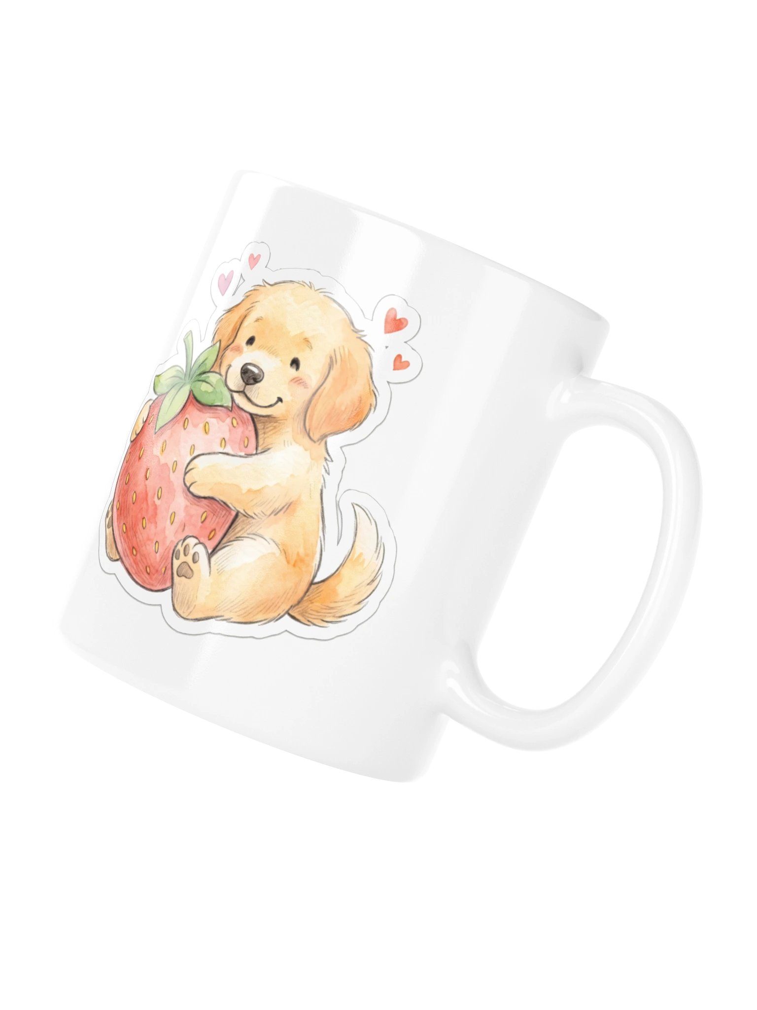 Strawberry Hug Golden Mug product image (4)
