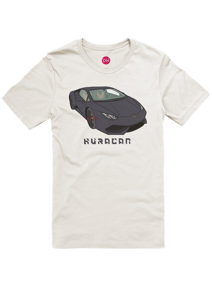 Black Lamborghini Huracan Shirt (Retro, Sketch, Silhouette) product image (3)