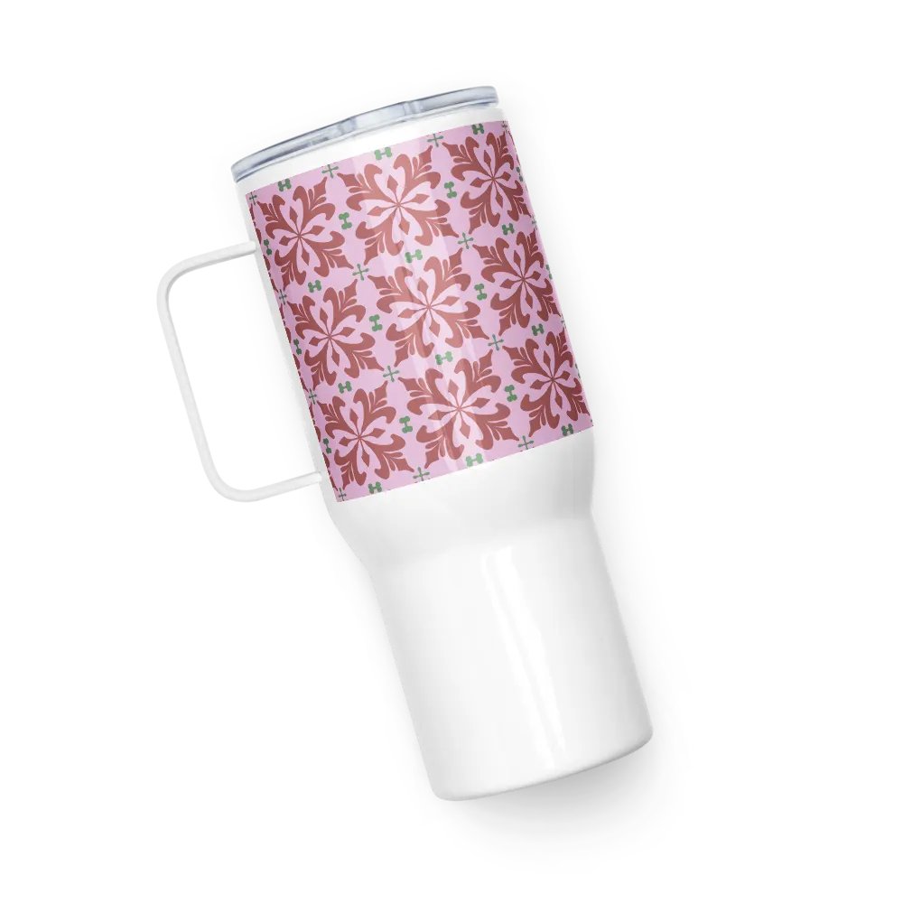 Pink Floral 25 oz Travel Mug product image (12)