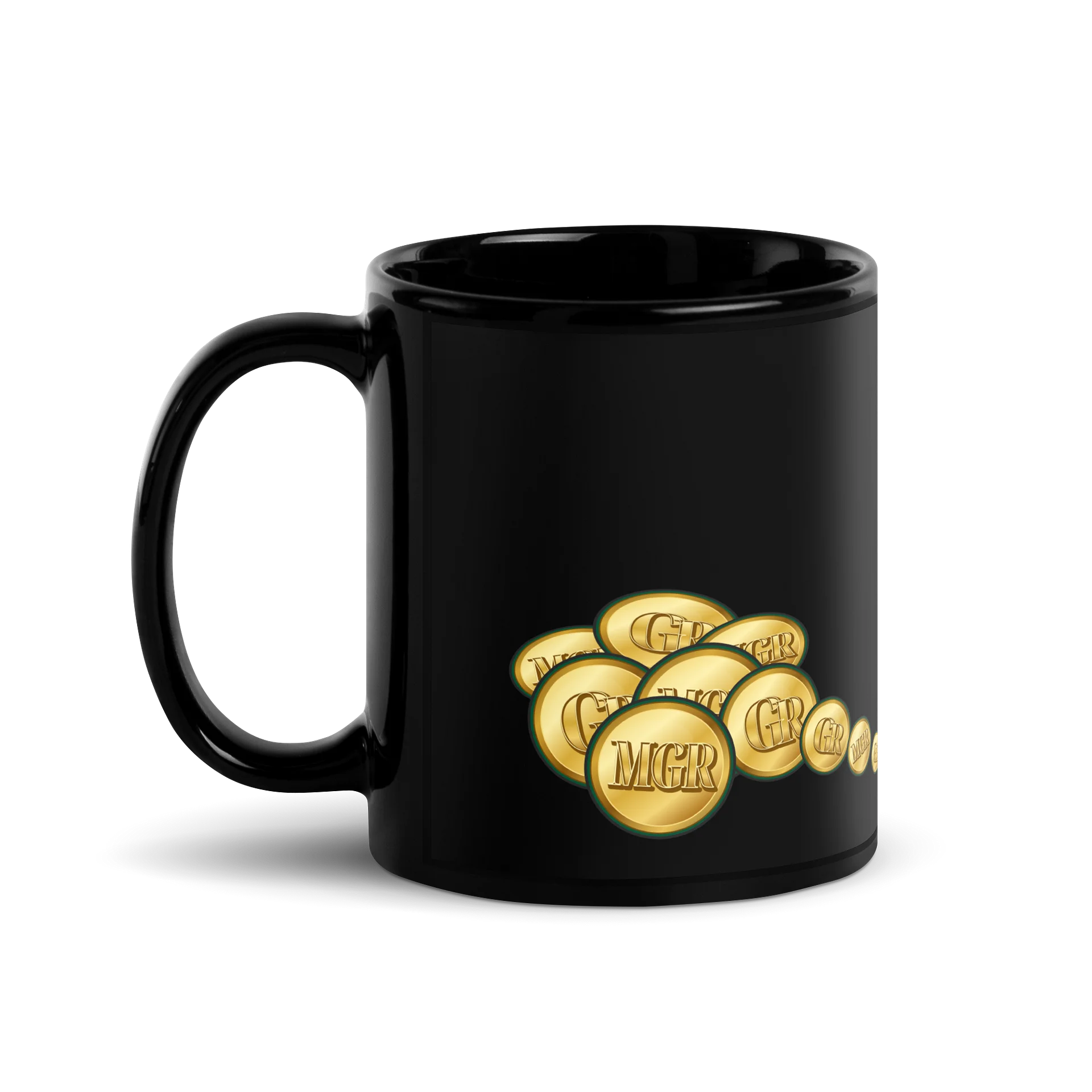 Midwest Gold Rush — Treasure Collection Glossy Black Mug product image (1)