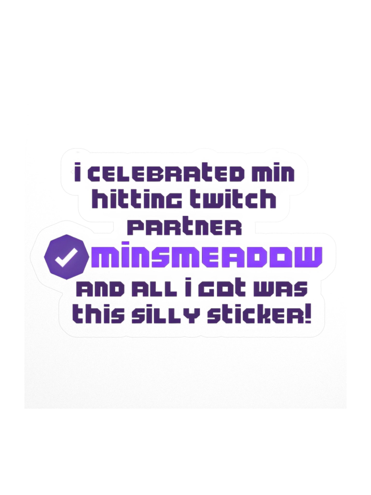 Twitch Partner Celebration Sticker product image (1)