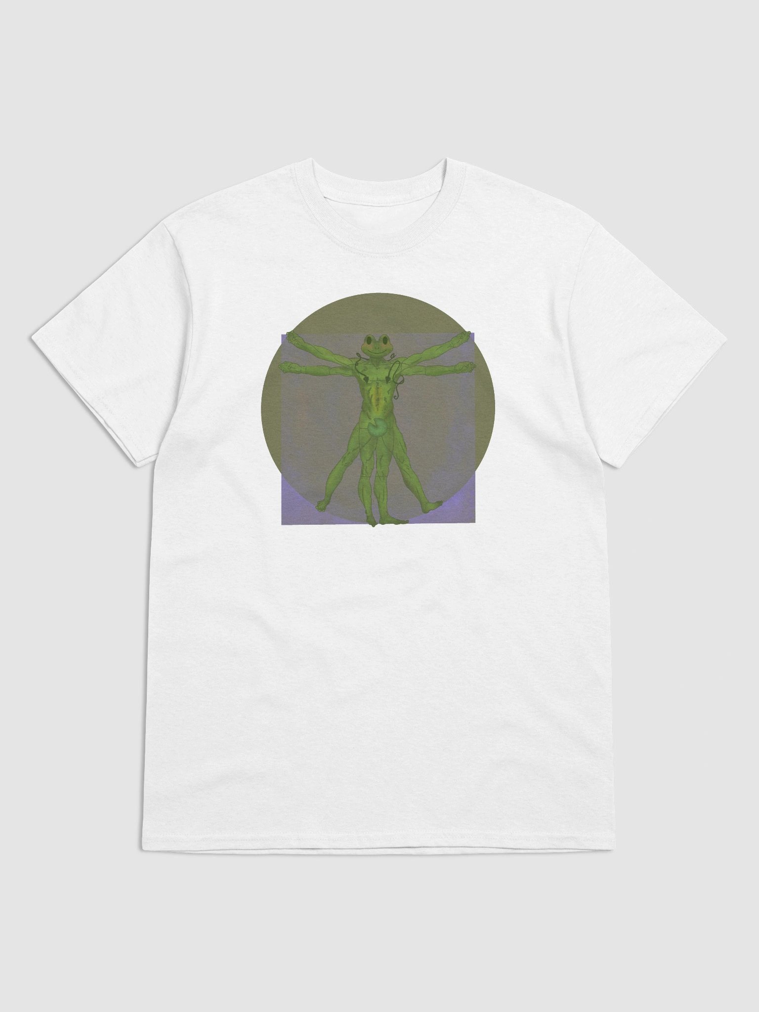 Virtruvian Frog Tee LIGHT product image (5)