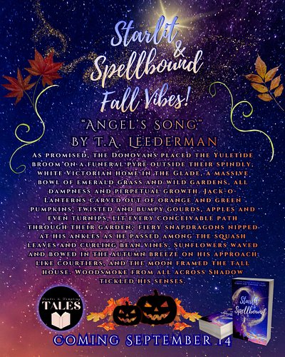 Some fall vibes for my second story in STARLIT AND SPELLBOUND, 