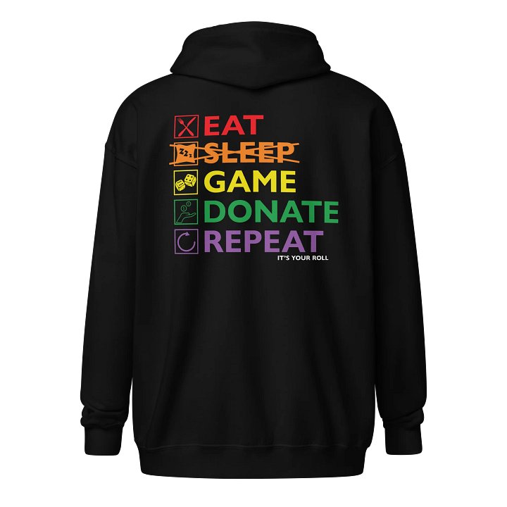 Eat Game and Donate to Extra Life Zip product image (5)