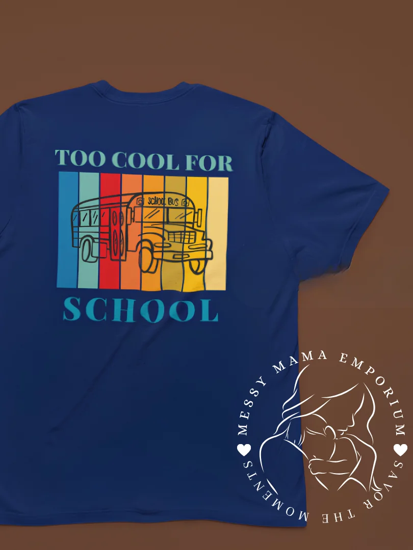 Too Cool for School Retro Kids Tee product image (2)