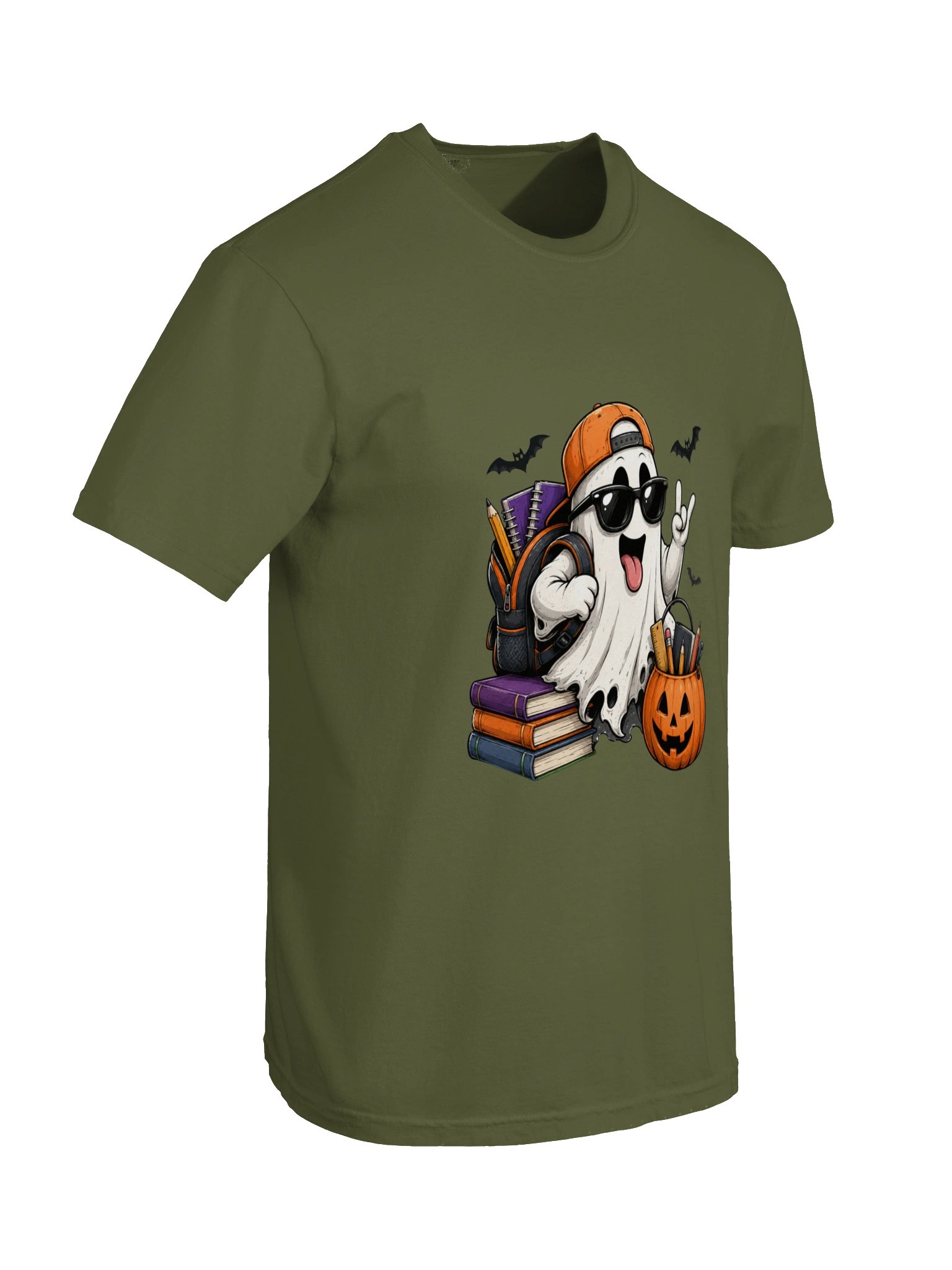 Halloween Back to School Ghost T-Shirt | Comfort Colors 1717 product image (5)