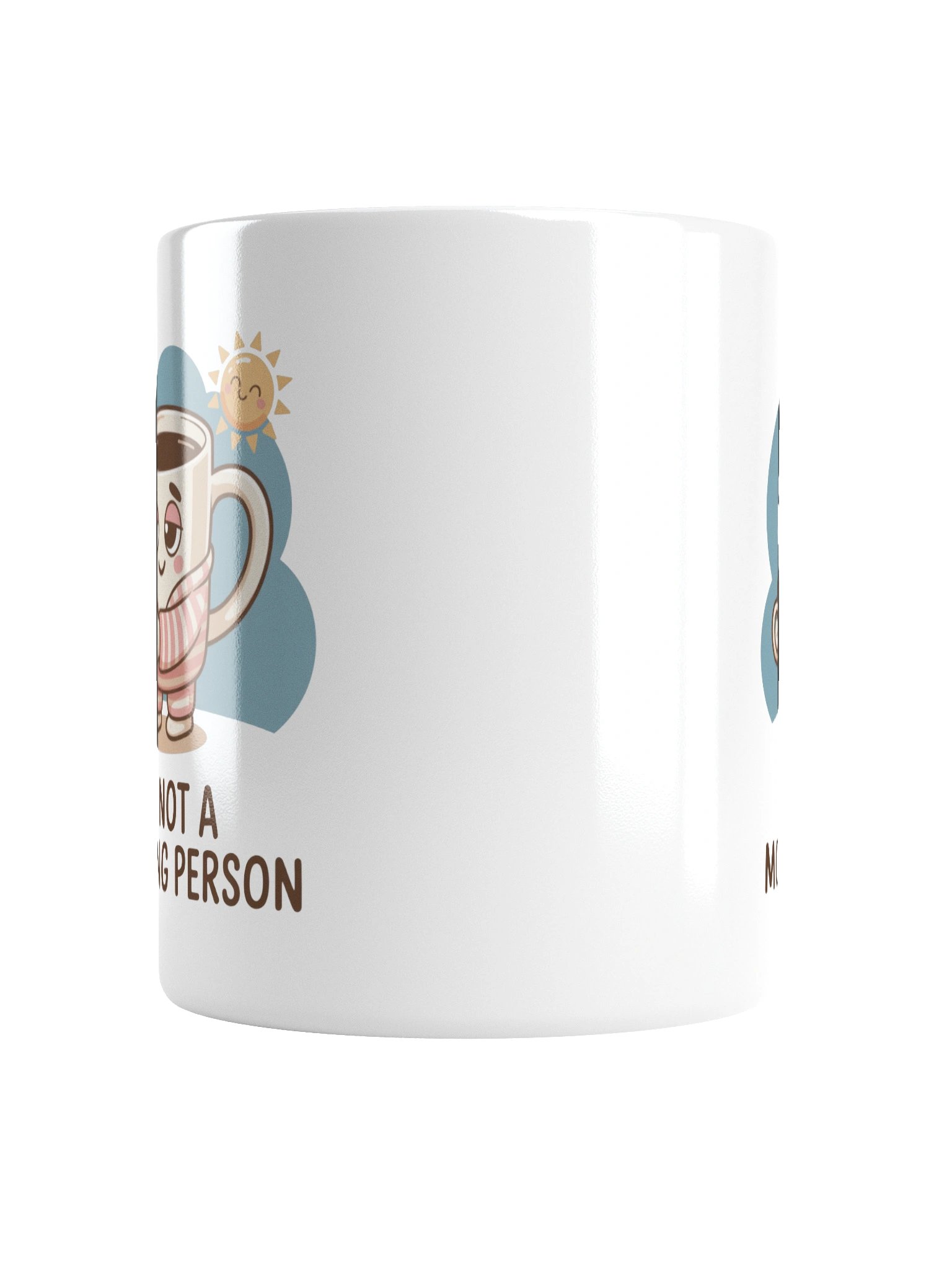 I’m Not a Morning Person Funny Coffee Mug – Lazy Morning Humor product image (2)