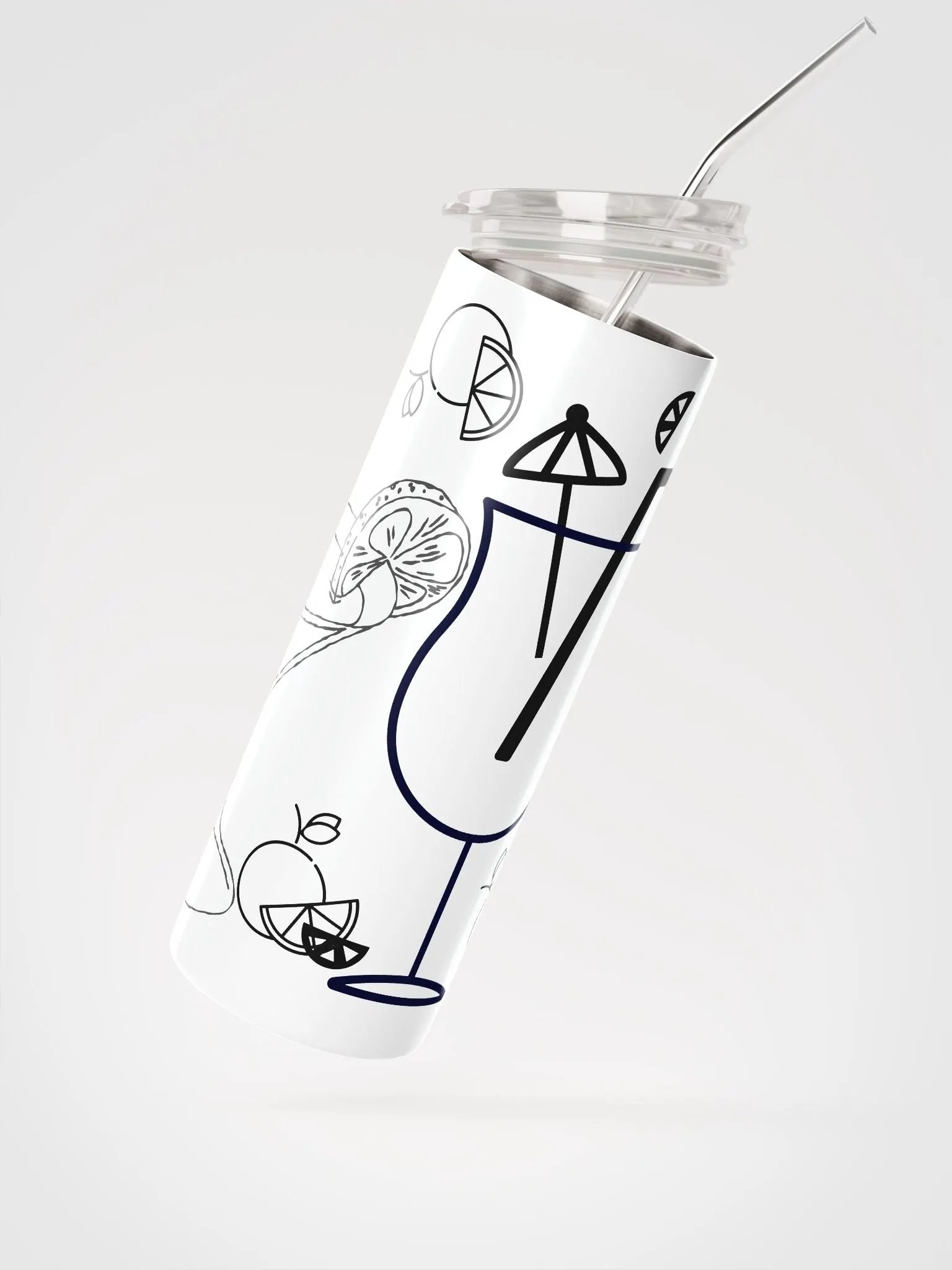 Happy Hour Cocktail Tumbler, 20 oz., Stainless Steel product image (3)
