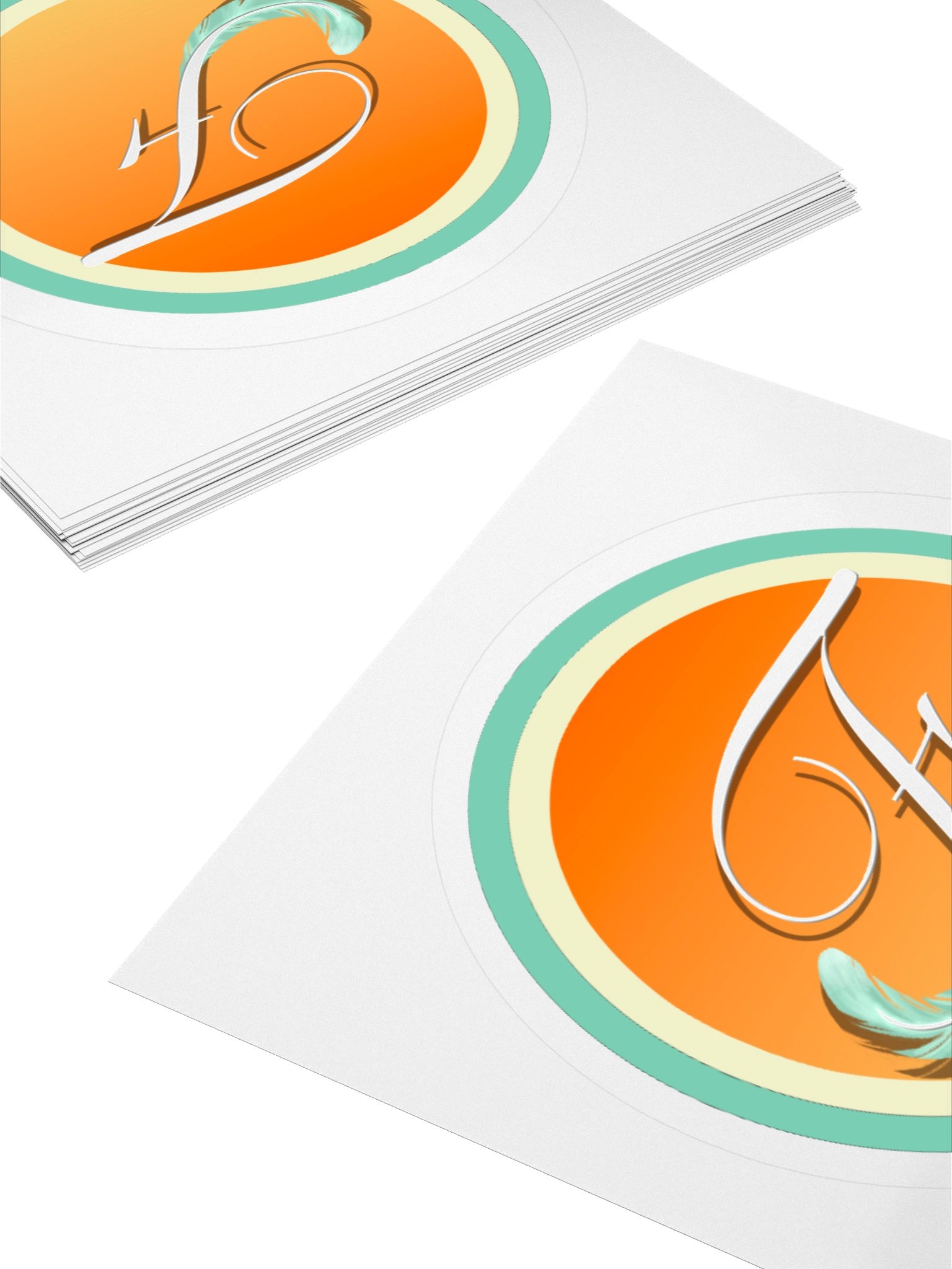 Feather Logo Sticker product image (4)