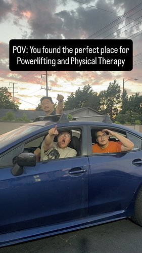 Powerlifters and Physical Therapists living together in harmony… Life, uh…. finds a way.

Welcome…. to Kumakaya Pa-.. Barbell...