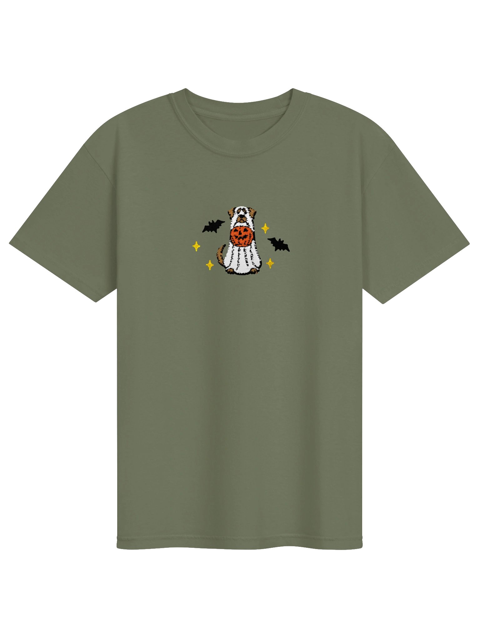 Halloween Chesapeake Bay Retriever(Deadgrass) Embroidered T-Shirt product image (9)
