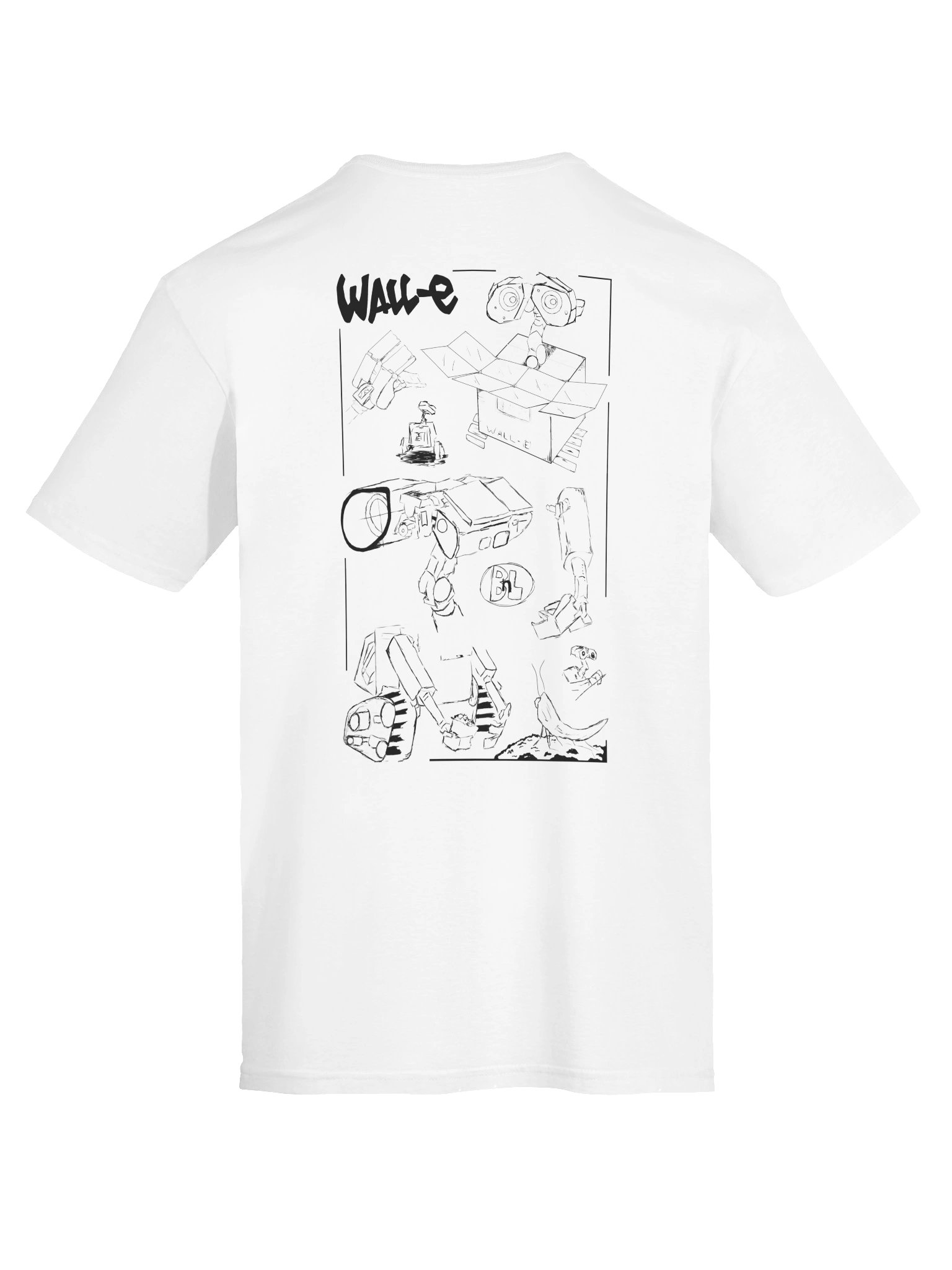 Robo Cube Graphic Tee (White) product image (4)