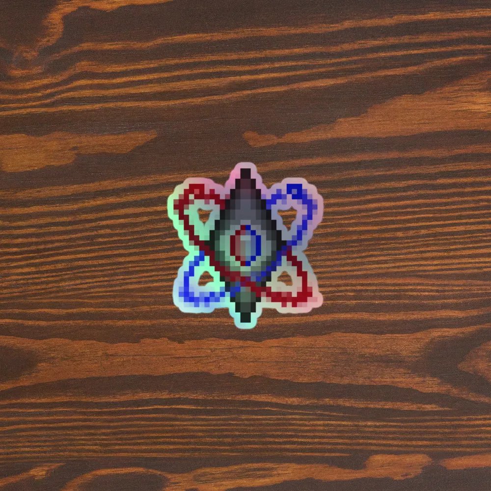 Sapphire ExperiMental Holographic Sticker product image (5)