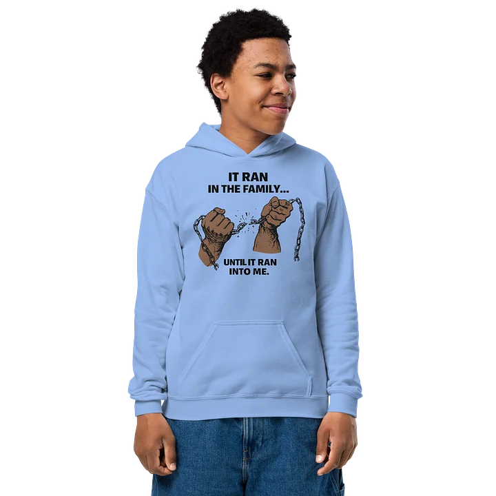 It Ran Into Me Hoodie for Kids From The Generational Shift Collection. Redefining Legacy product image (1)