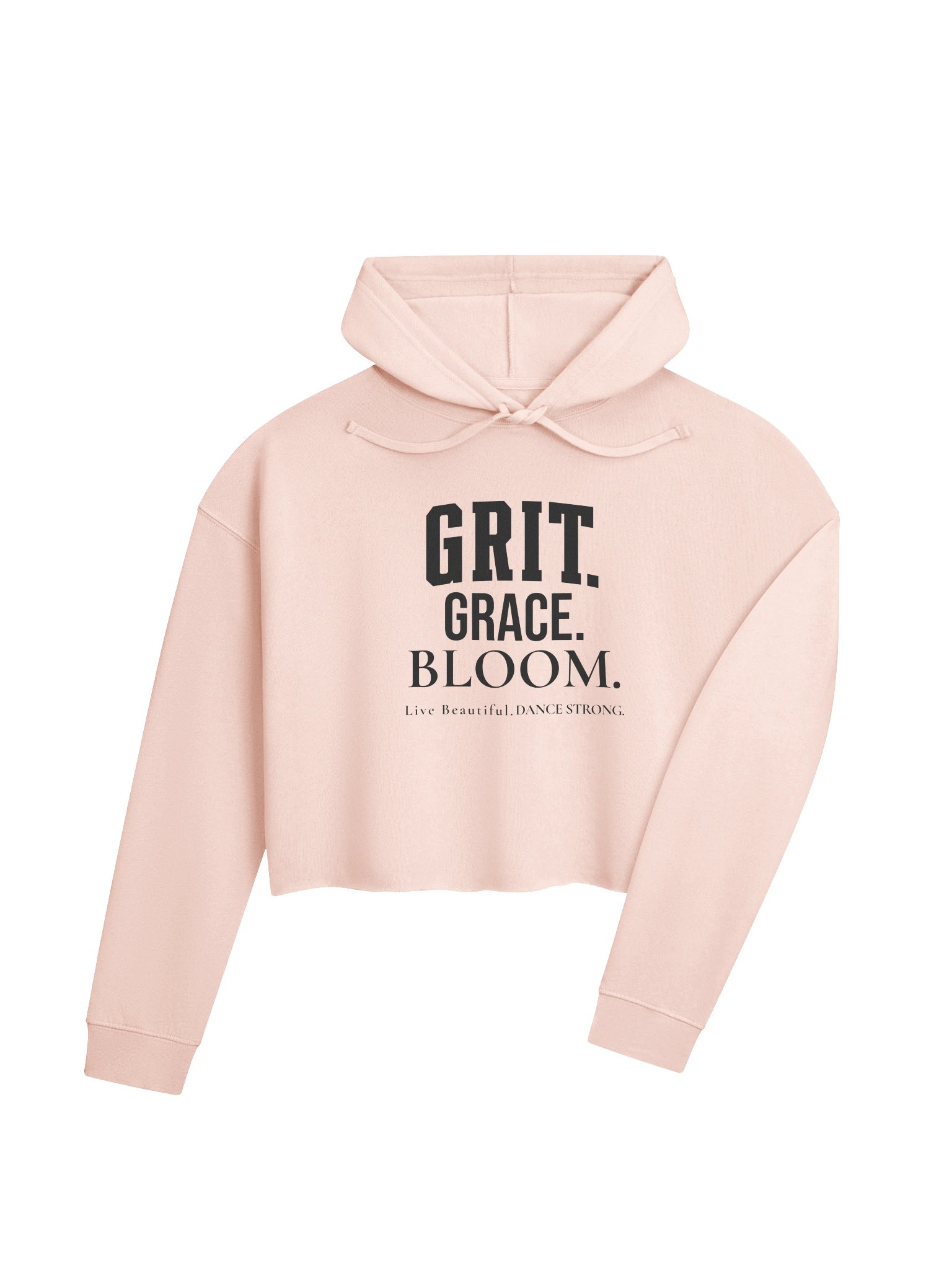 Grit. Grace. Bloom. Cropped Dance Hoodie product image (7)