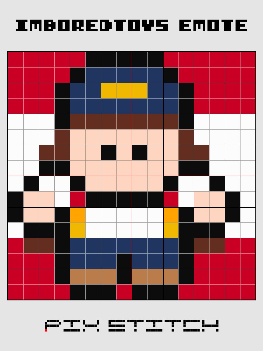 Imboredtoys Emote Pixel Art product image (2)