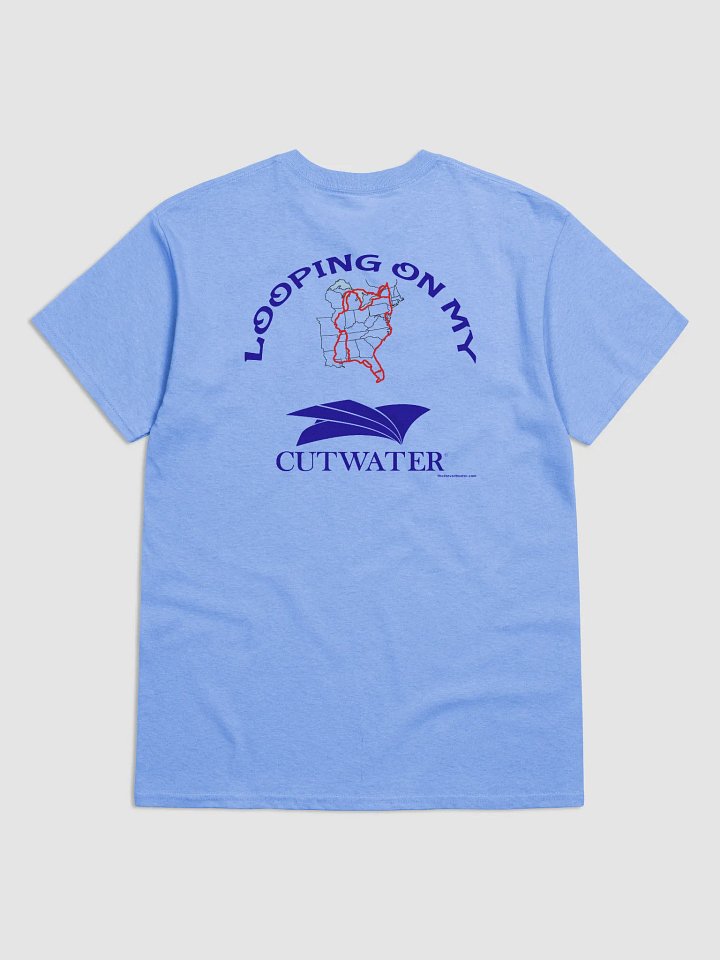 Looping On My Cutwater - T-Shirt - Light Shirt w/Blue Logo product image (1)