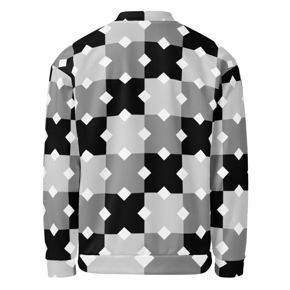 Symmetric Crosses Bomber Jacket product image (8)