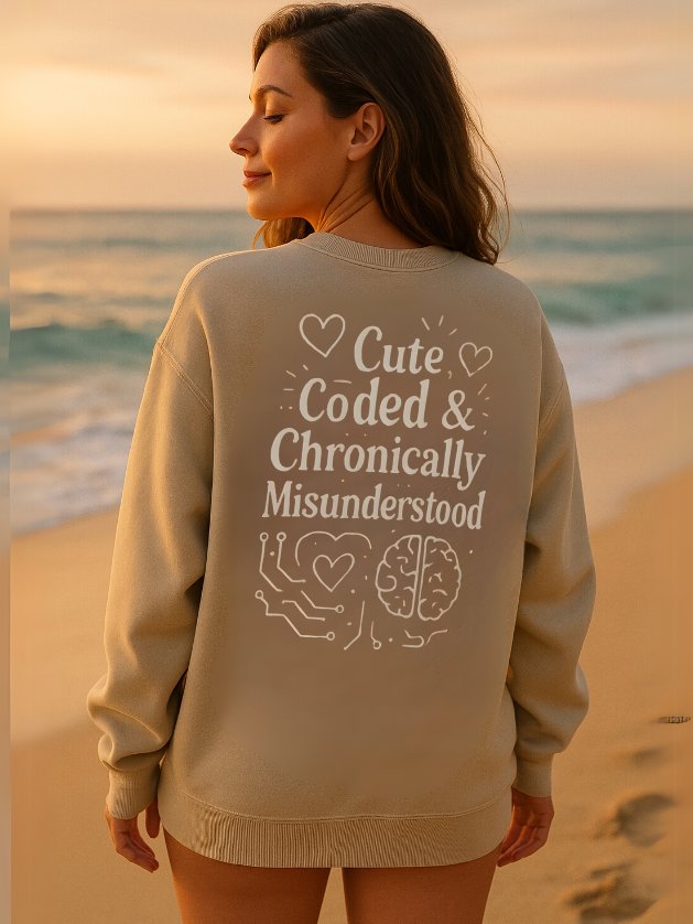 Cute Coded & Chronically Misunderstood Sweatshirt product image (1)