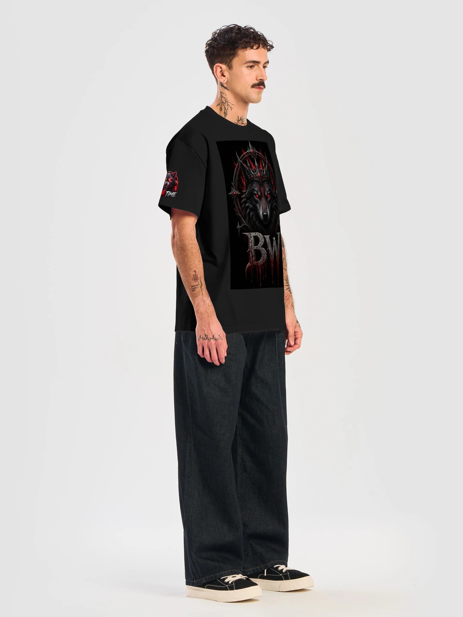 Red Eclipse Wolf Tee product image (26)