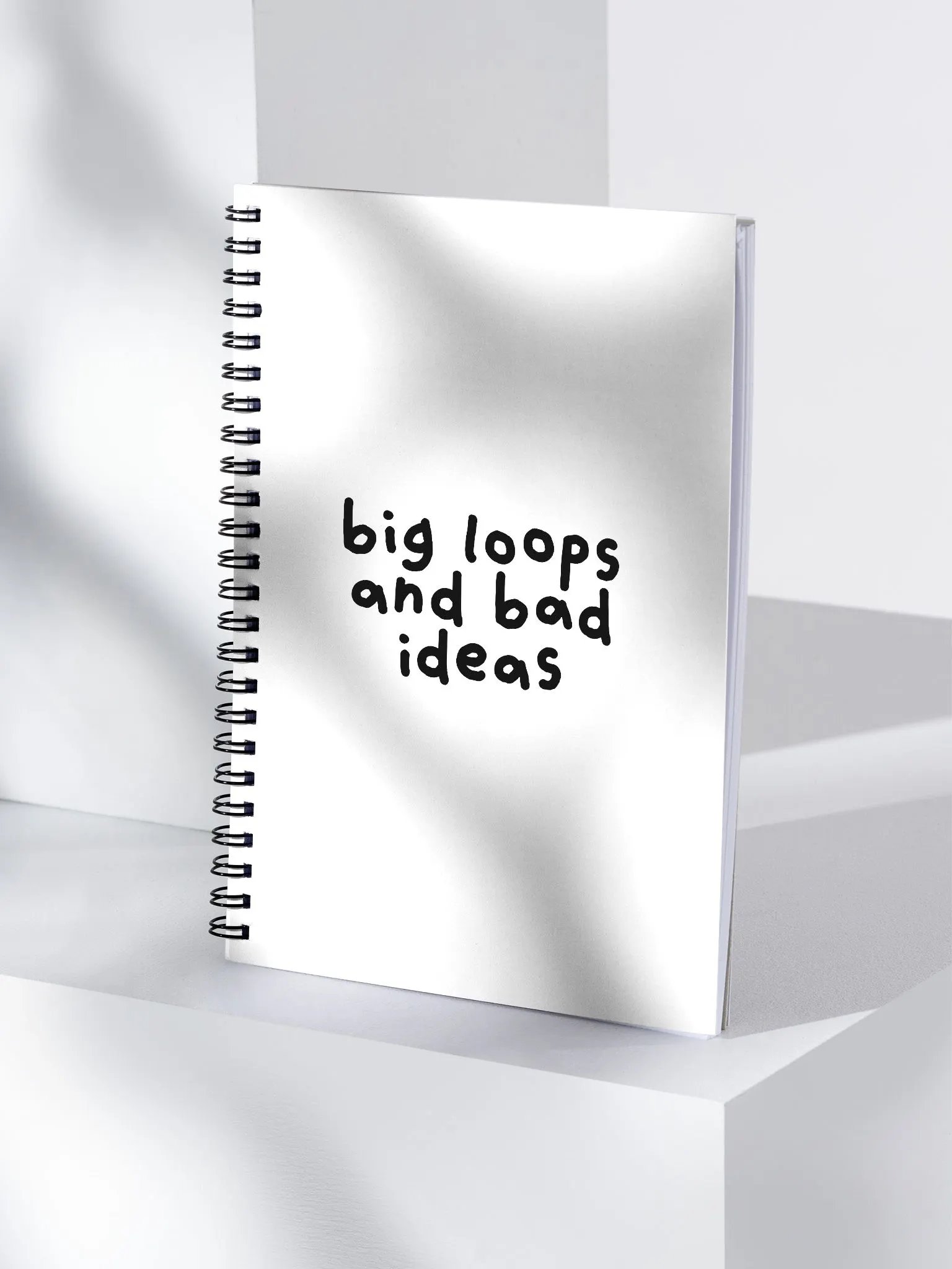 Big Loops and Bad Ideas Spiral Notebook product image (4)