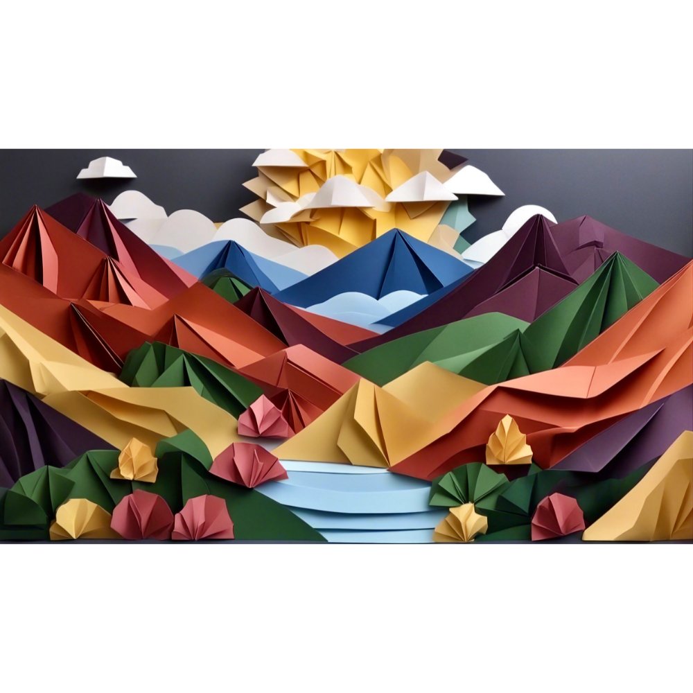 Origami Valley Wallpaper Pack product image (3)