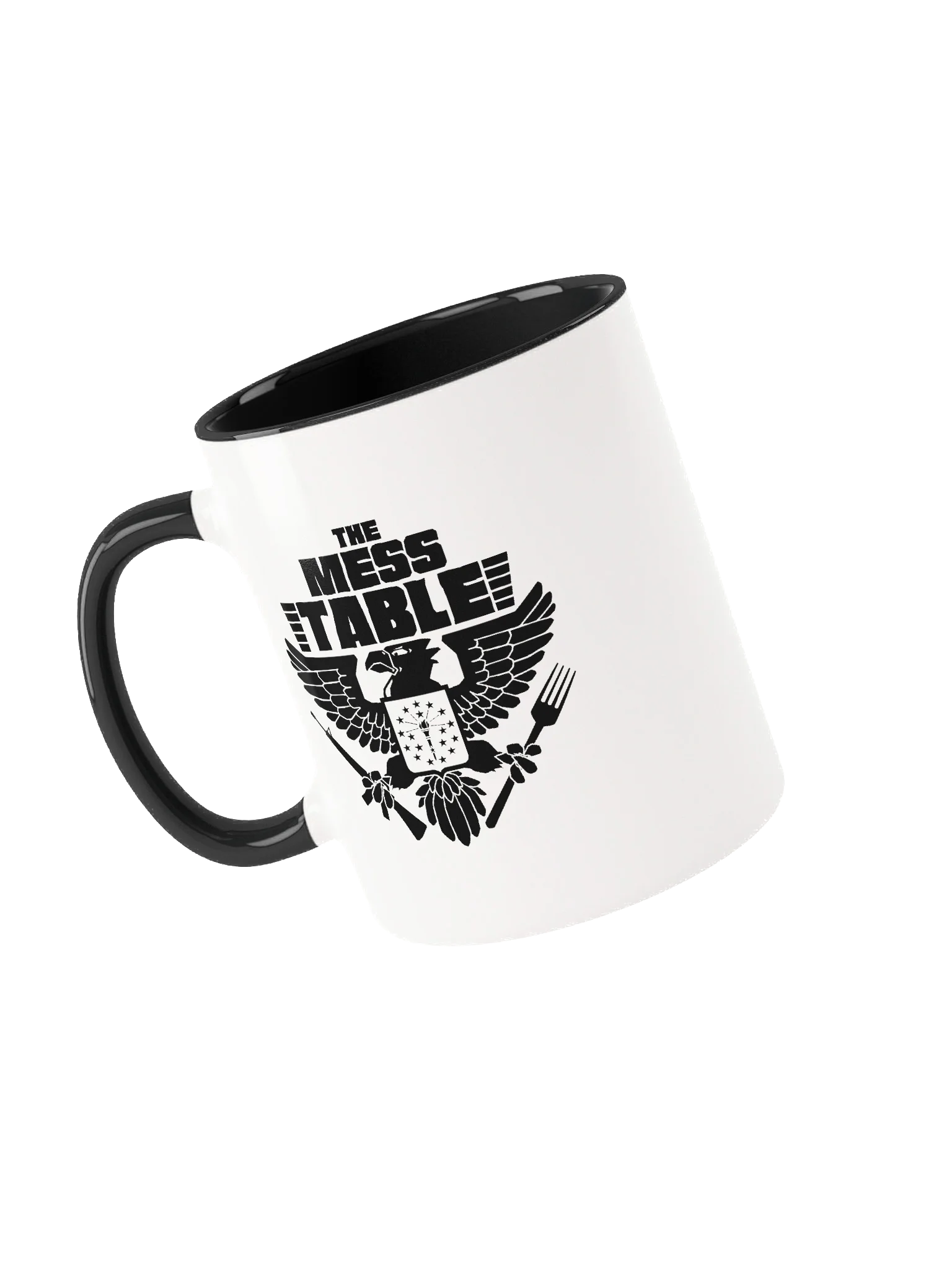 White/Black Mug with Black TMT Logo product image (1)